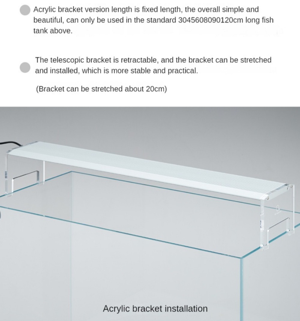 Planted Aquarium Freshwater - LED Light Aquarium Lighting Aquatic Light