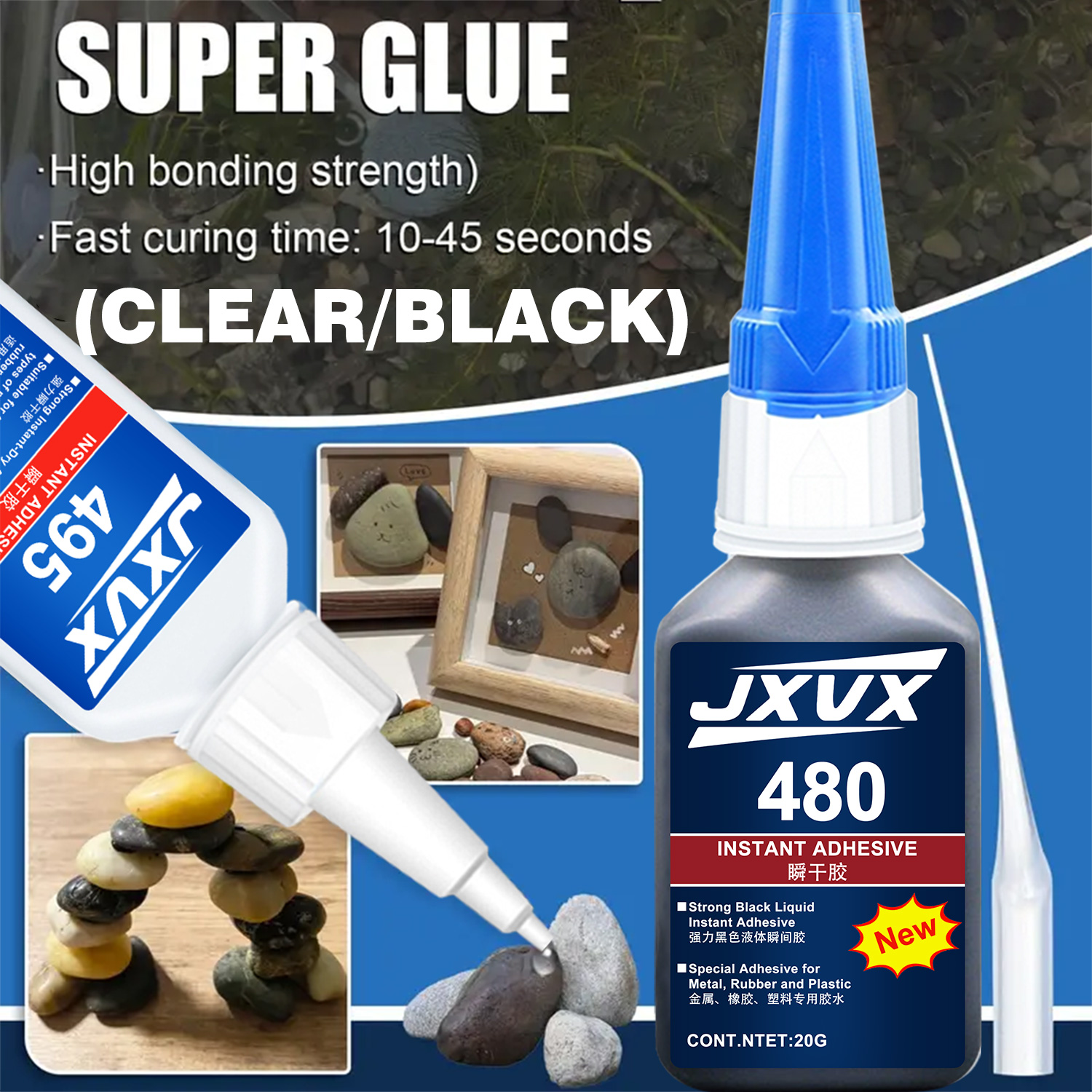 Aquarium Plant Glue - Fish Tank Multi-Purpose Thick paste Super