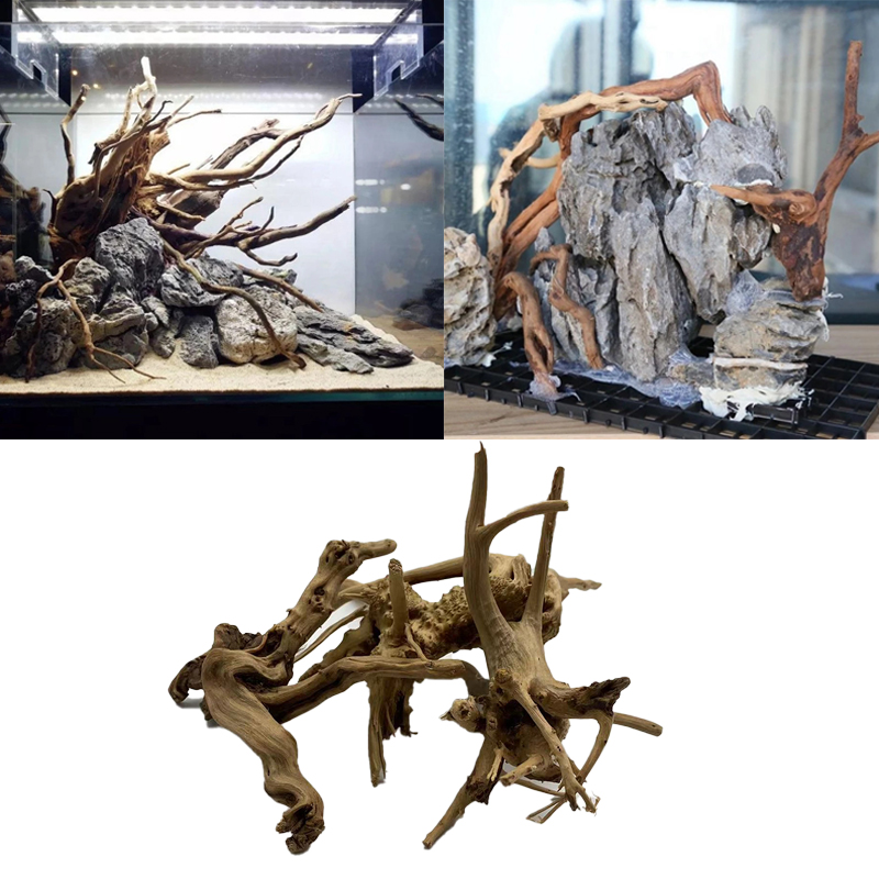 Aquarium Plant Root Tabs - Natural Tree Trunk Driftwood Aquarium Fish