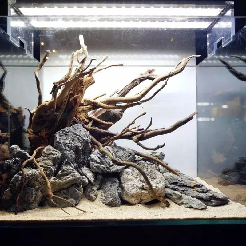 Aquarium Plant Root Tabs - Natural Wooden Fish Tank Decorations Plant