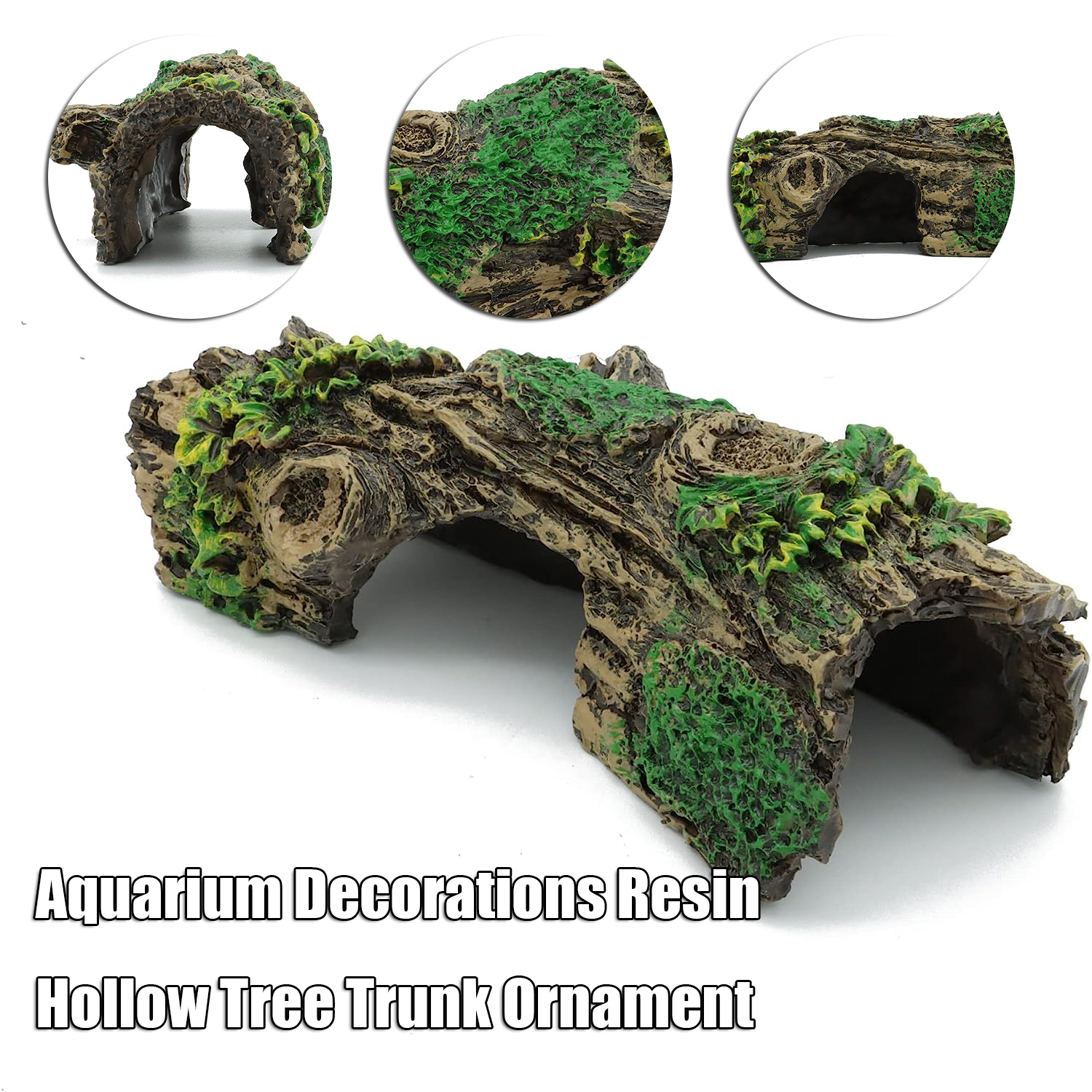 Aquarium Plant Guide - Aquarium Hollow Tree Tunnel Cave Ornament