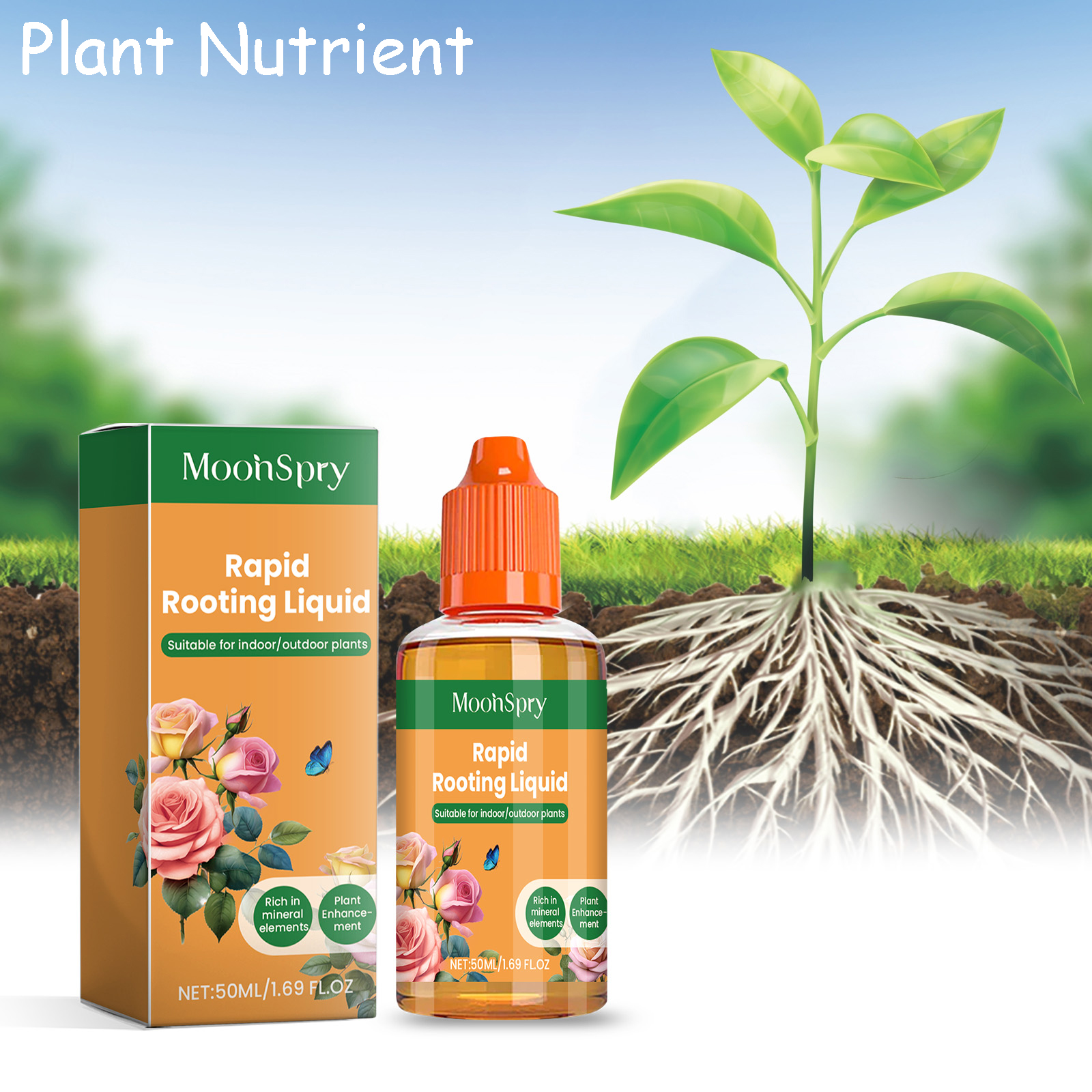 Liquid Fertilizer All In - 50ML All-purpose Plant Nutrition Solution Nourishing