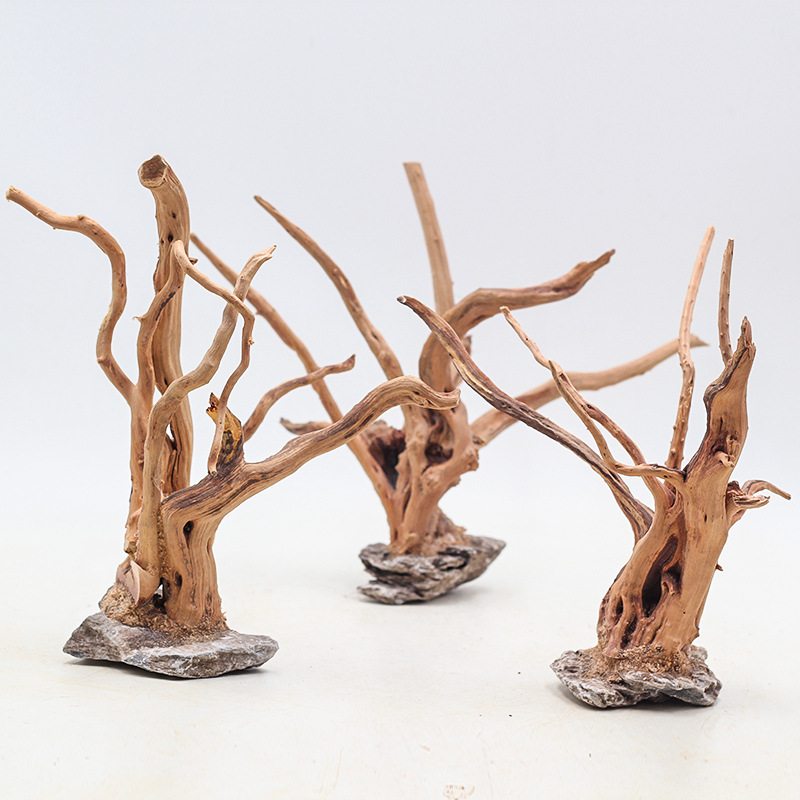 Aquarium Plant Guide - 1PC Aquarium Landscaping Wood Ornaments Tree