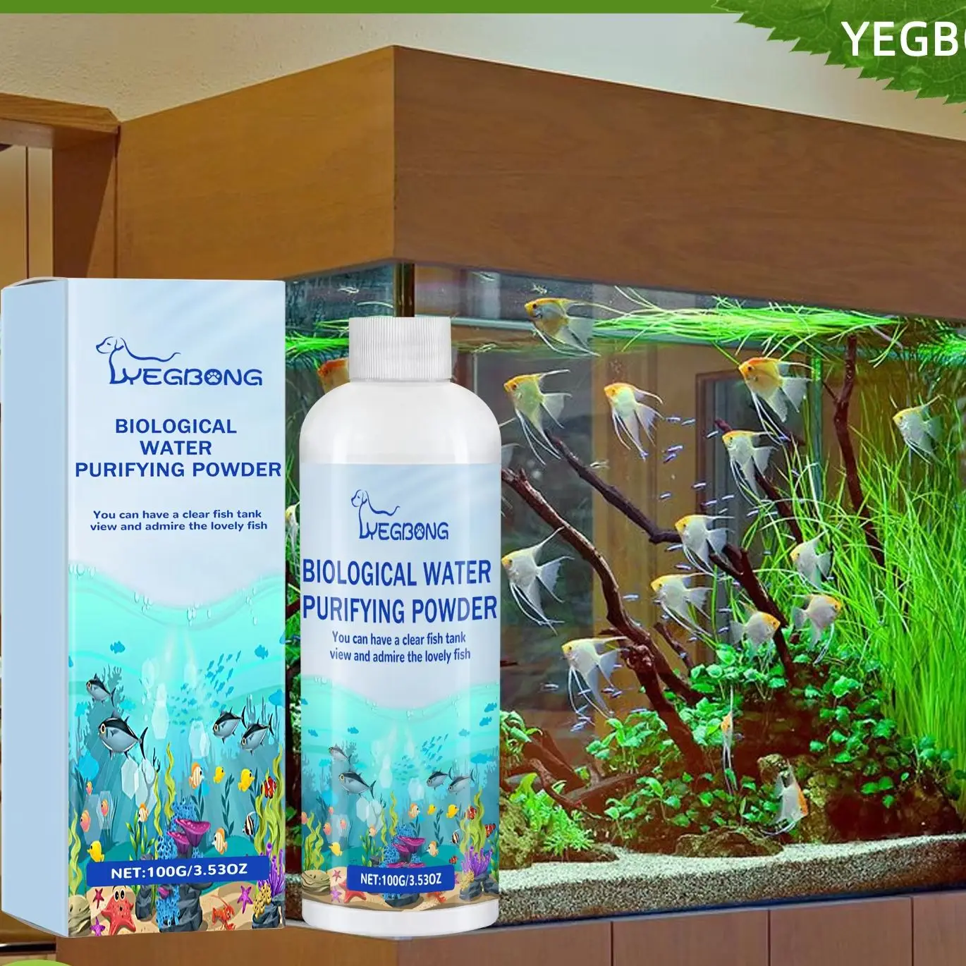 Biological Aquarium Algae Cont - مراجعة Planted Aquarium Algae Control وسعره