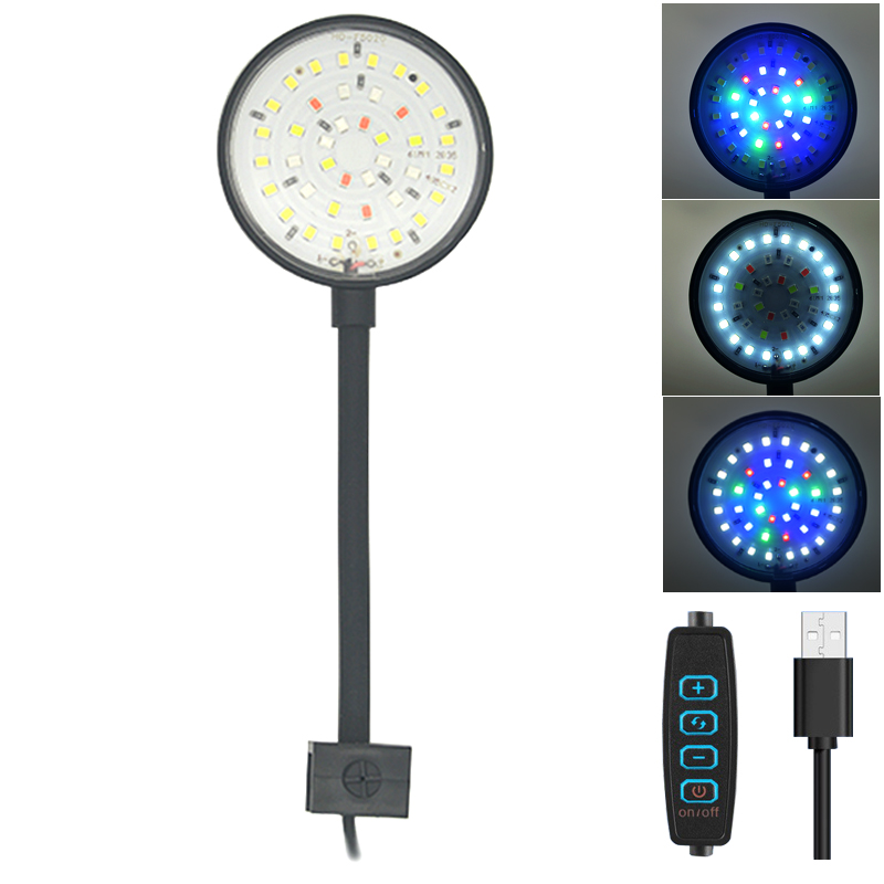 USB Aquarium LED Lamp Fish Tan - مراجعة Aquarium Plant Ornament وسعره