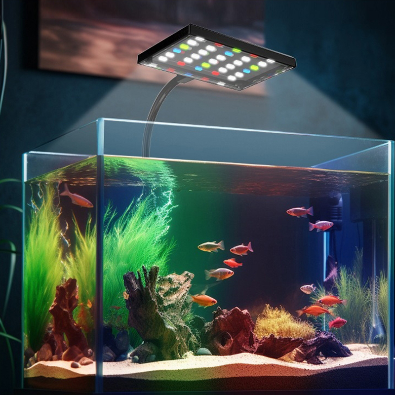 USB Aquarium LED Light Full Sp - مراجعة Aquarium Plant Ornament وسعره