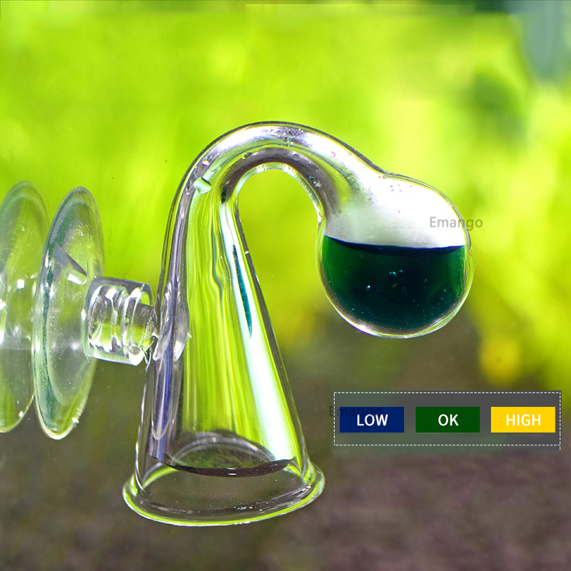 CO2 Fish Tank Diffuse Glass Dr - مراجعة Glass Co2 Drop Checker وسعره