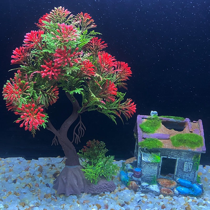 Fish Tank DIY  Artificial Aqua - مراجعة Aquarium Plant Guide وسعره