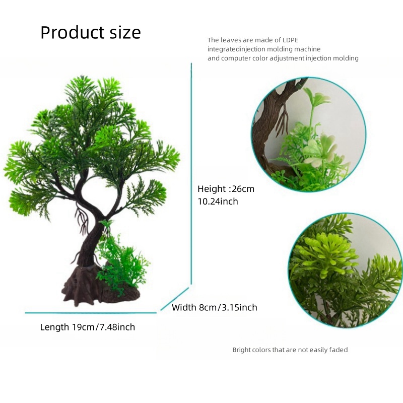 Fish Tank DIY  Artificial Aqua - مراجعة Aquarium Plant Guide وسعره