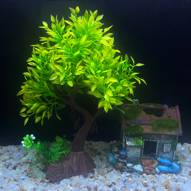 Fish Tank DIY  Artificial Aqua - مراجعة Aquarium Plant Guide وسعره