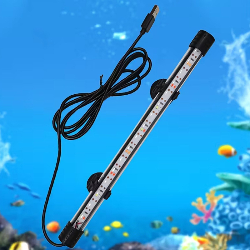 17-47CM USB Plug Aquarium Ligh - مراجعة Aquarium Plant Ornament وسعره