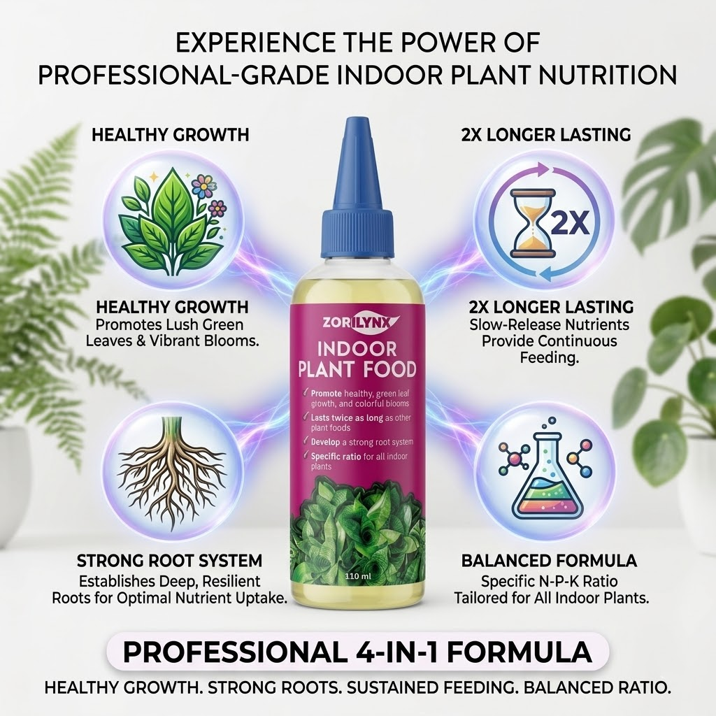 ZORILYNX Indoor Plant Food Liq - مراجعة Liquid Fertilizer All In وسعره
