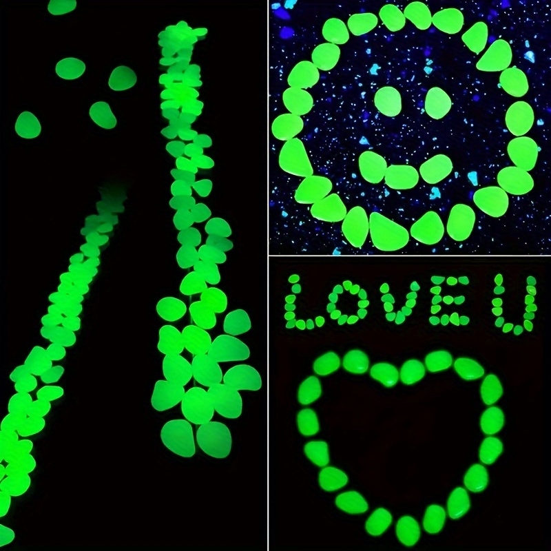Glowing pebbles100-500pcsLumin - مراجعة Aquarium Plants Book وسعره