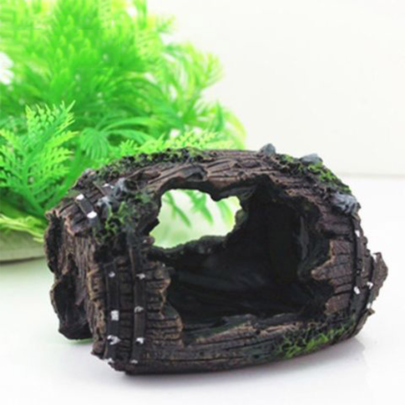 Aquarium Ornament Hollow Hole  - مراجعة Aquarium Plant Guide وسعره