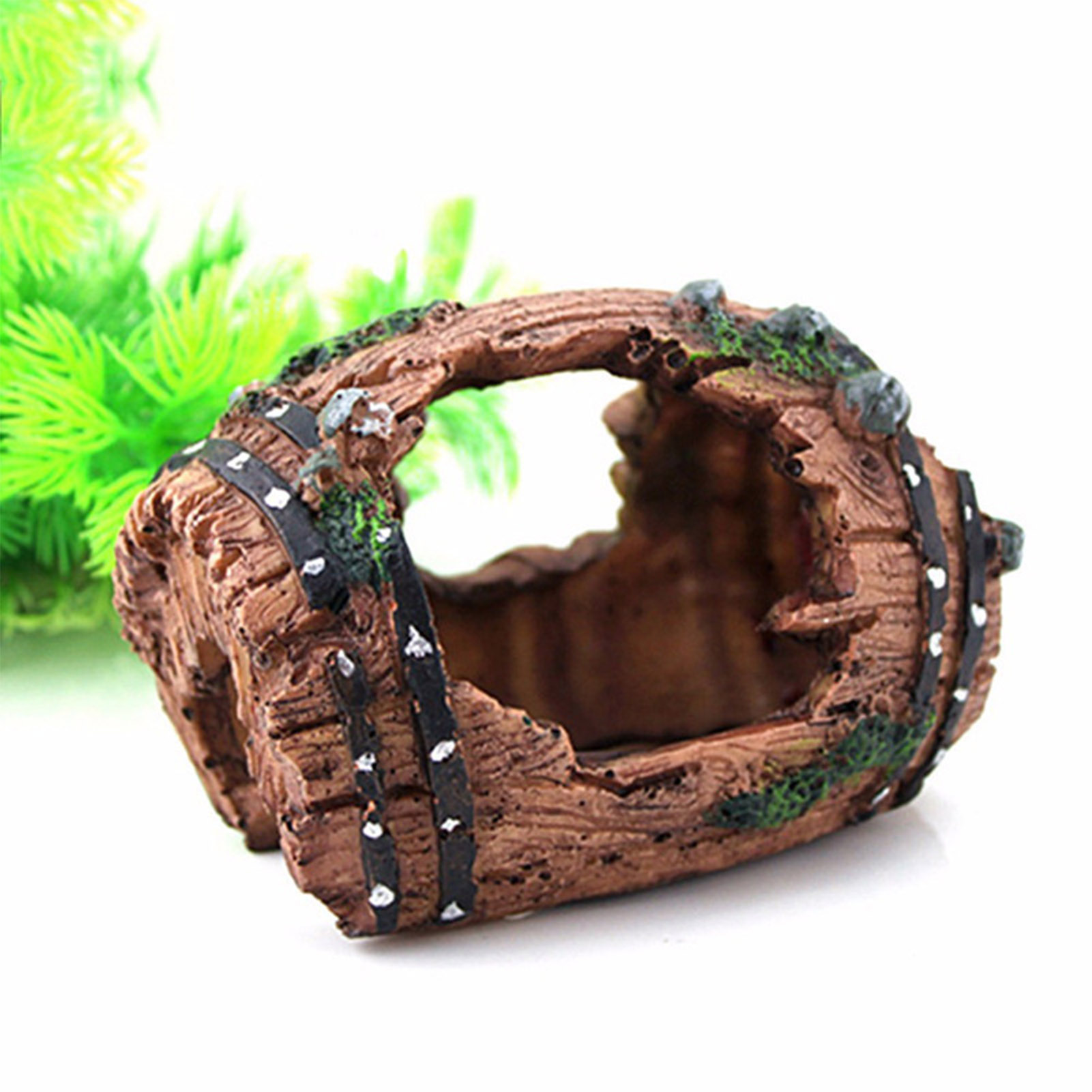 Aquarium Ornament Hollow Hole  - مراجعة Aquarium Plant Guide وسعره