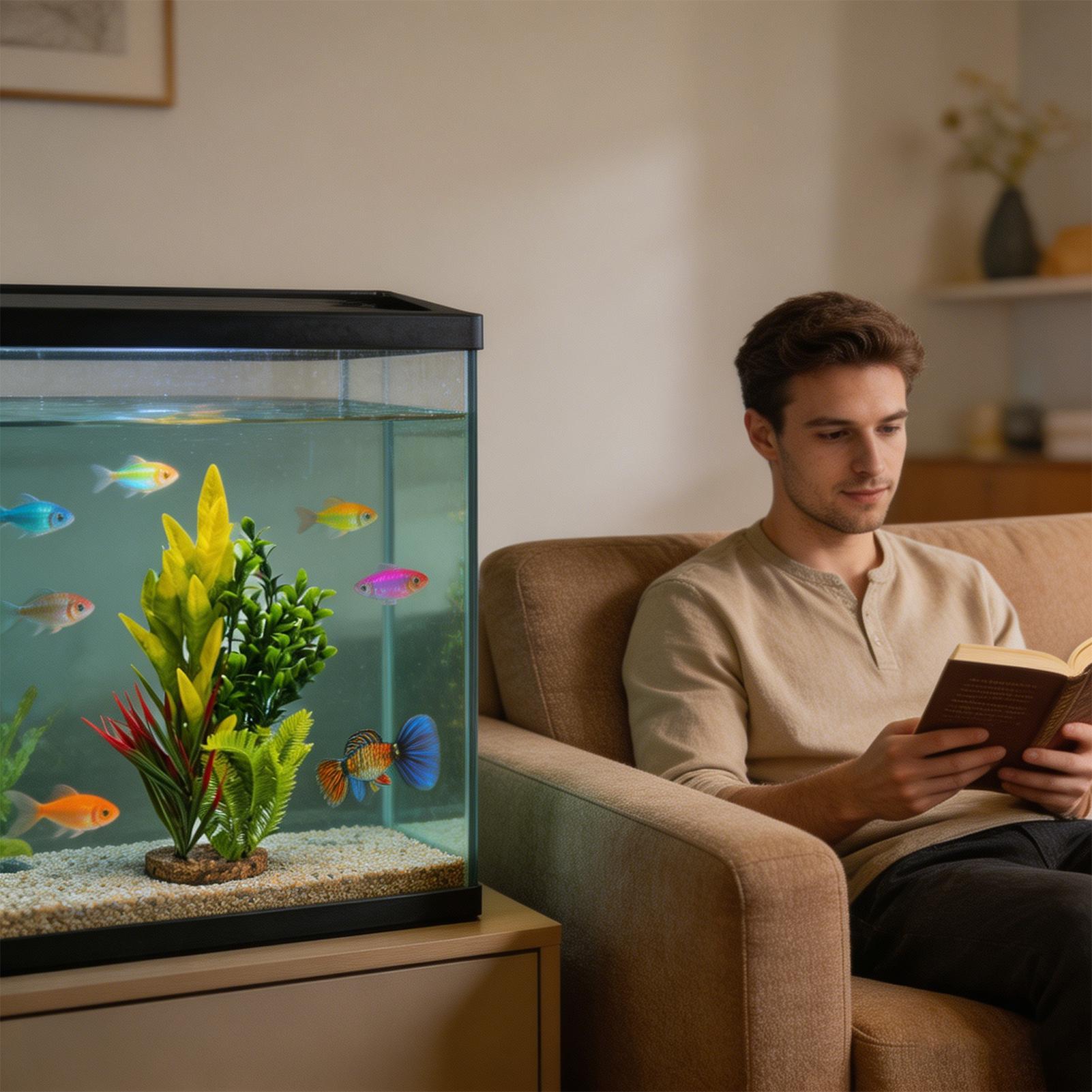 Artificial Plants For Aquarium - مراجعة Planted Aquarium For Beginners وسعره