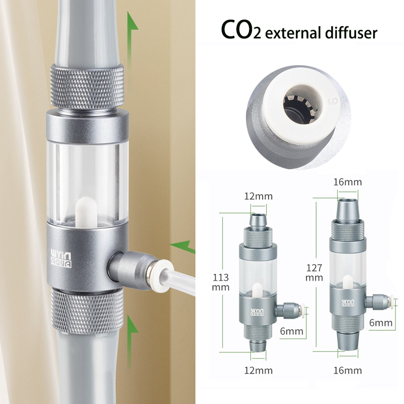 Aquarium CO2 Diffuser Observab - مراجعة Glass Co2 Drop Checker وسعره