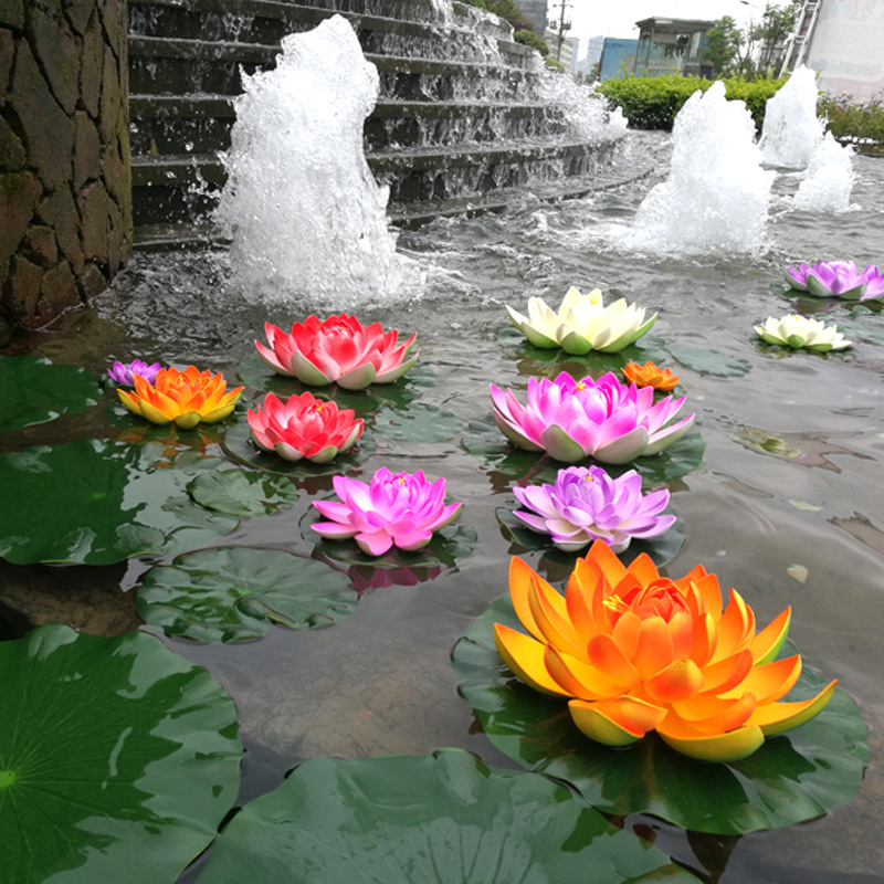 10cm/18cm Artificial Lotus Fak - مراجعة Aquarium Plants Book وسعره