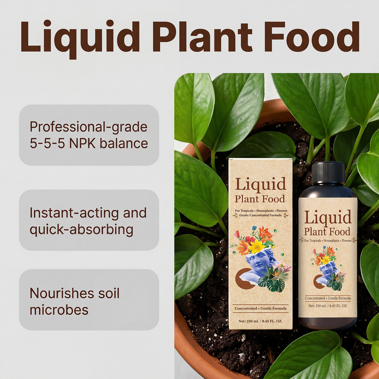 Houseplant Liquid Fertilizer,  - مراجعة Liquid Fertilizer All In وسعره