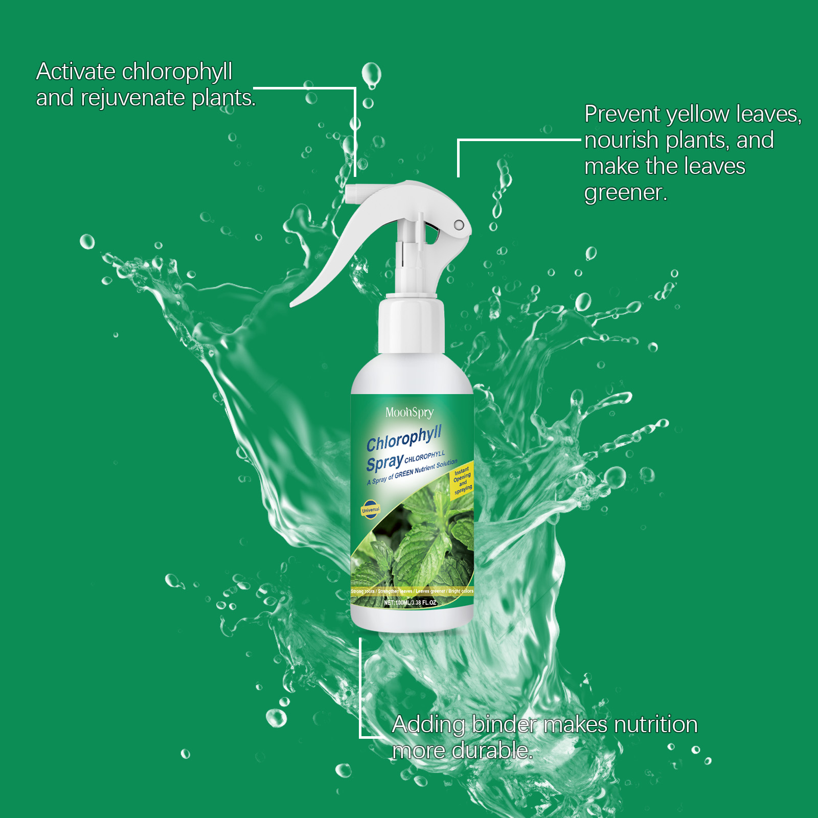 Moonspry Plant Chlorophyll Fol - مراجعة Liquid Fertilizer All In وسعره