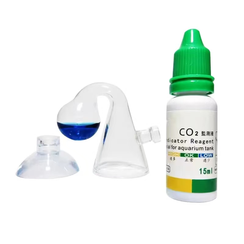 Aquarium CO2 Indicator Solutio - مراجعة Glass Co2 Drop Checker وسعره