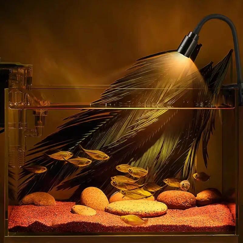 USB Aquarium Light Lighting pl - مراجعة Aquarium Plant Ornament وسعره