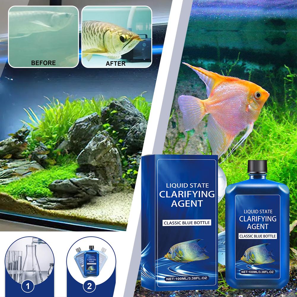 Fish Tank Water Clarifier Clea - مراجعة Planted Aquarium Algae Control وسعره