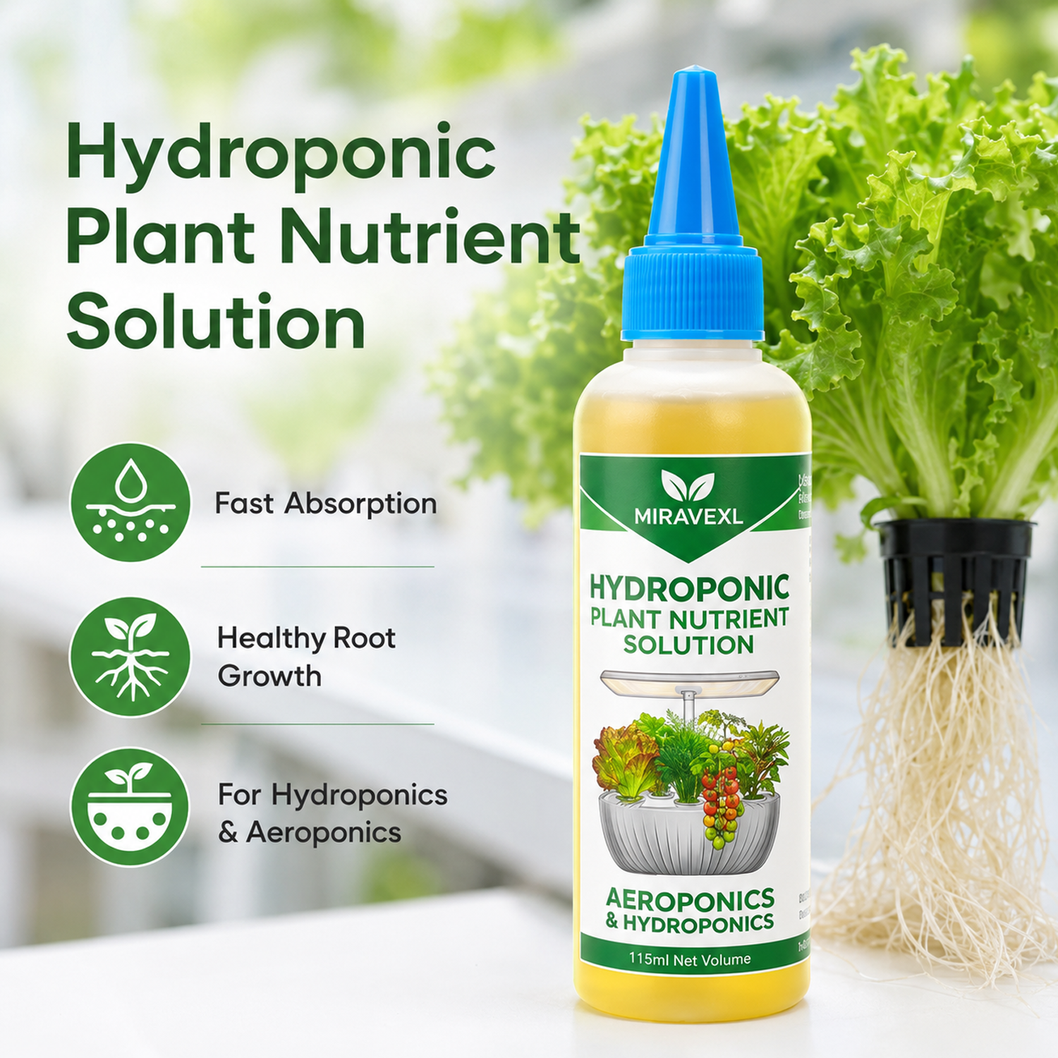 MIRAVEXL All-Purpose Hydroponi - مراجعة Liquid Fertilizer All In وسعره