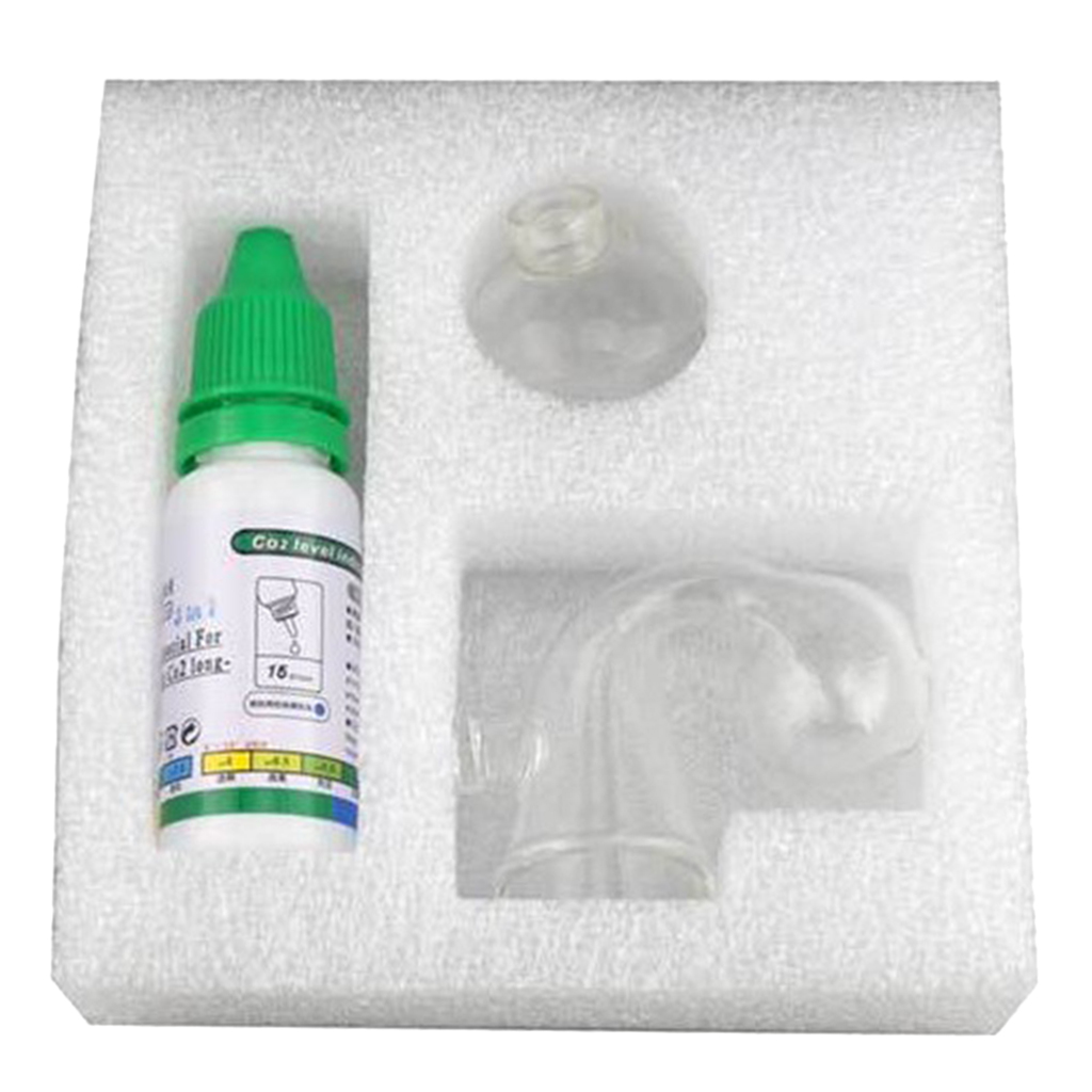 Aquarium CO2 Indicator Solutio - مراجعة Glass Co2 Drop Checker وسعره