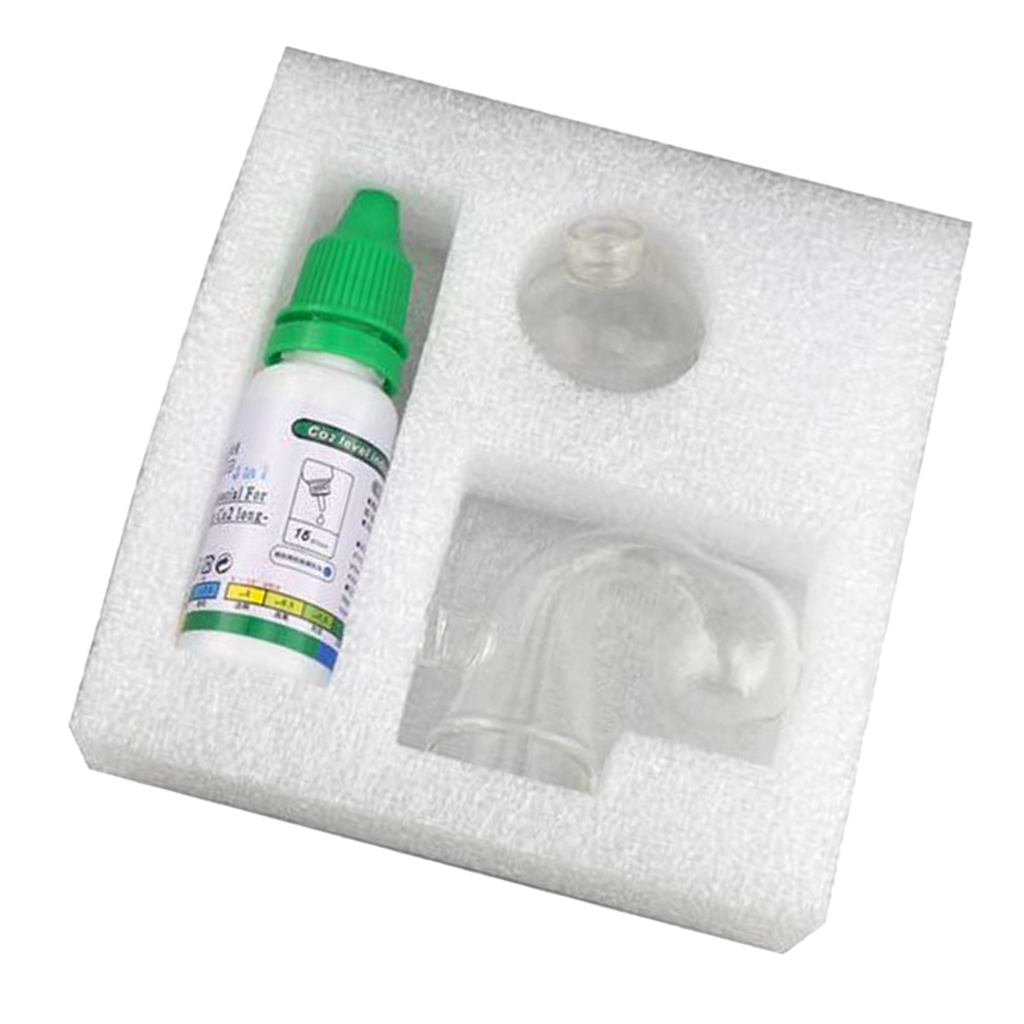 Aquarium CO2 Indicator Solutio - مراجعة Glass Co2 Drop Checker وسعره