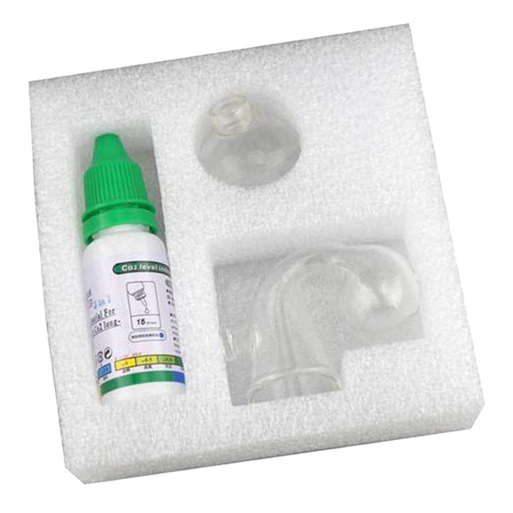 Aquarium CO2 Indicator Solutio - مراجعة Glass Co2 Drop Checker وسعره