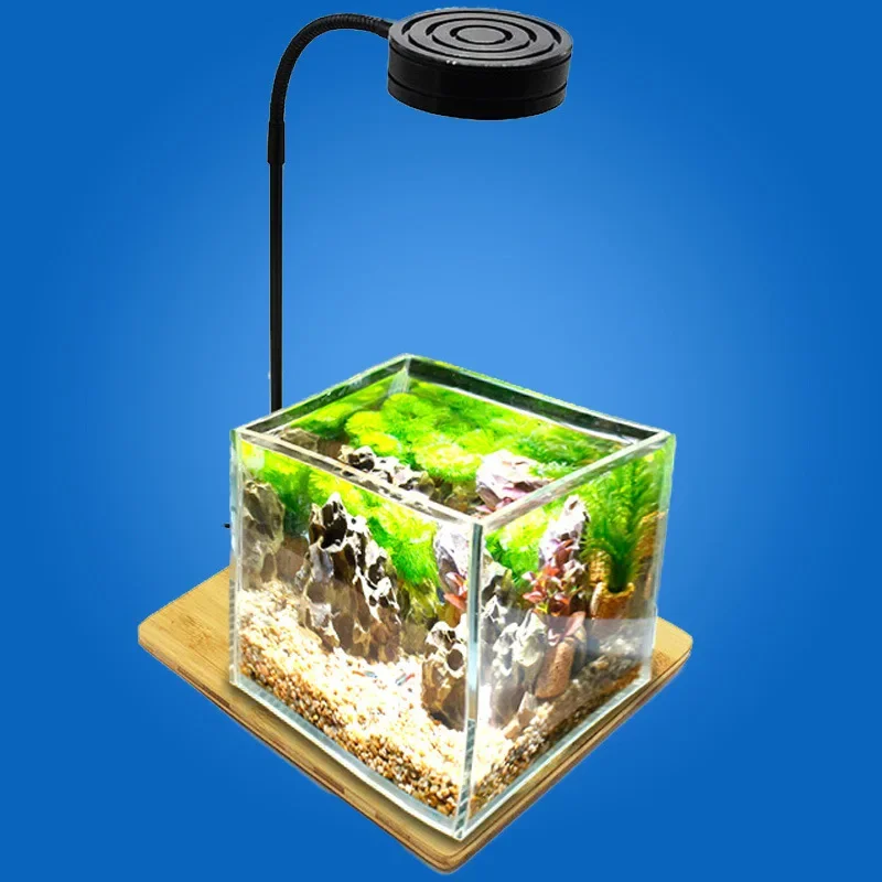 Mini LED Aquarium Light With B - مراجعة Planted Aquarium Freshwater وسعره