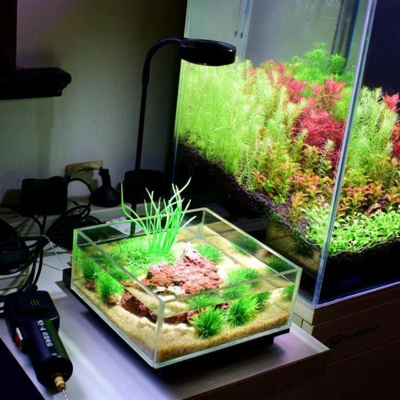 Mini LED Aquarium Light With B - مراجعة Planted Aquarium Freshwater وسعره