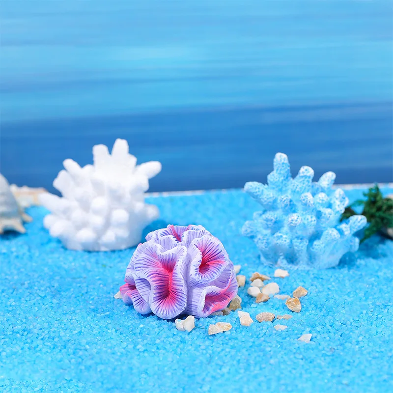 Colorful Resin Aquarium Mini A - مراجعة Aquarium Plant Ornament وسعره