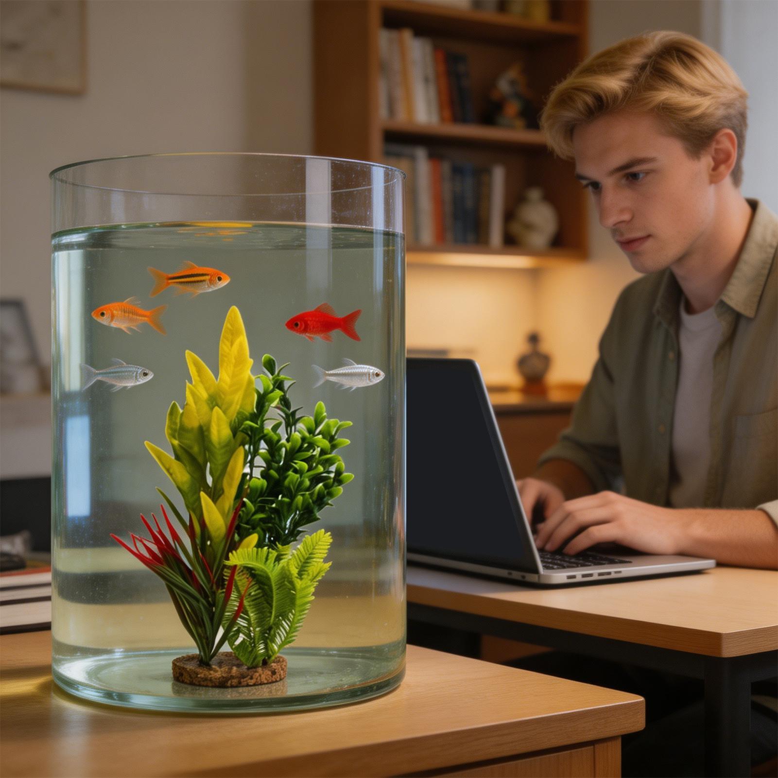 Fake Aquarium Plants Shrimp Ta - مراجعة Planted Aquarium For Beginners وسعره