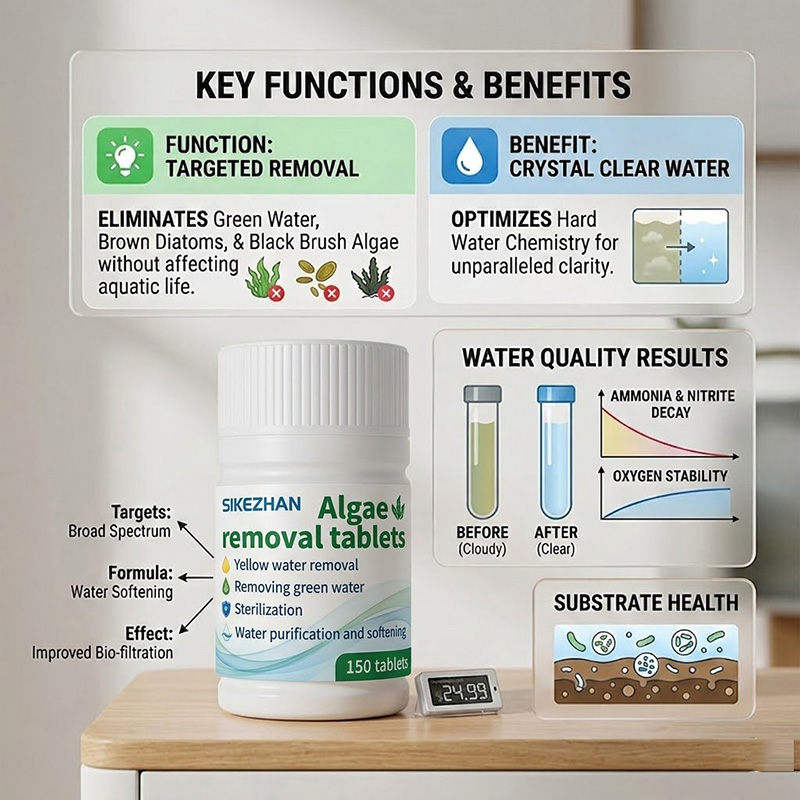 Fast Algae Remover Tablets Fis - مراجعة Planted Aquarium Algae Control وسعره