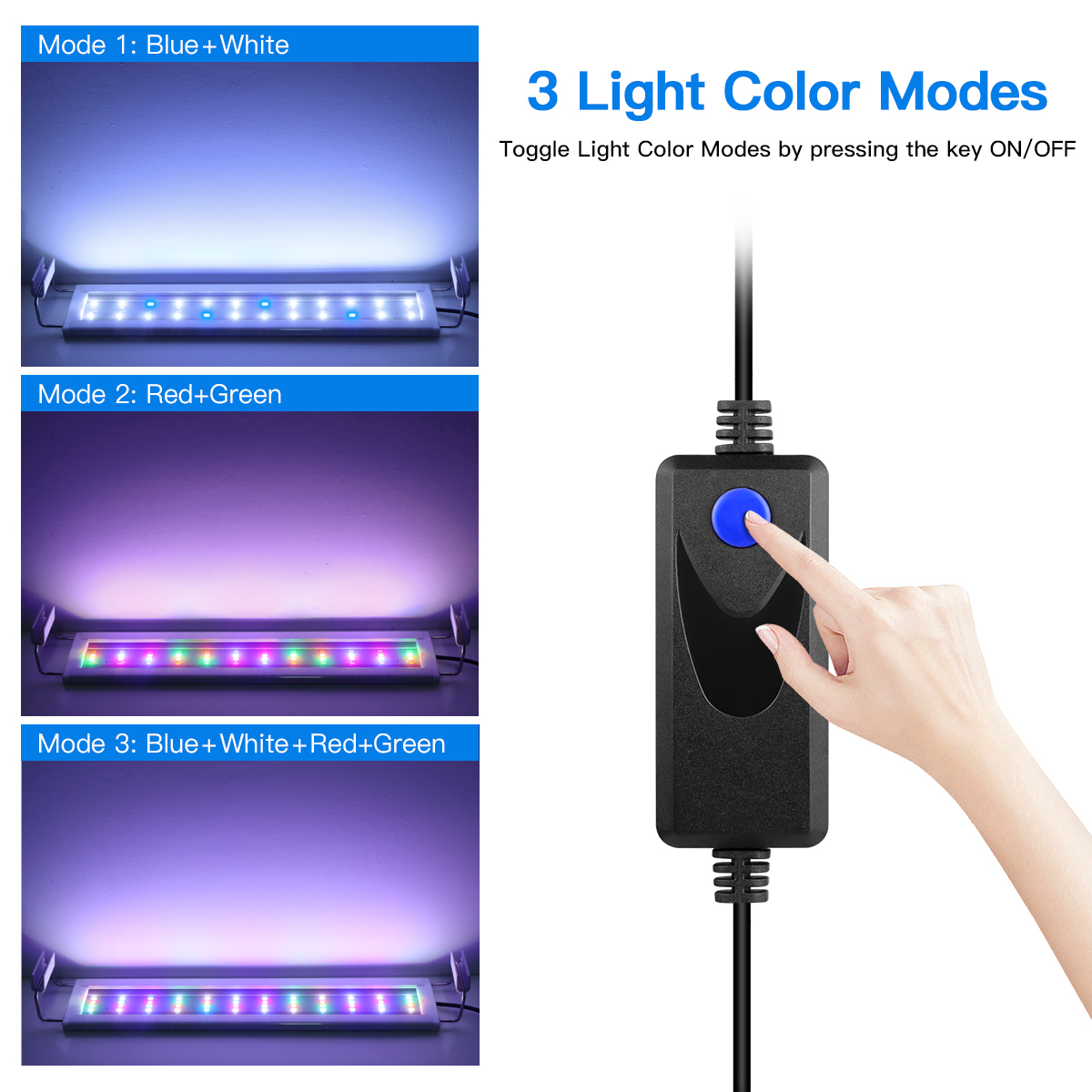 Super Slim LED Aquarium Light  - مراجعة Aquarium Plant Ornament وسعره