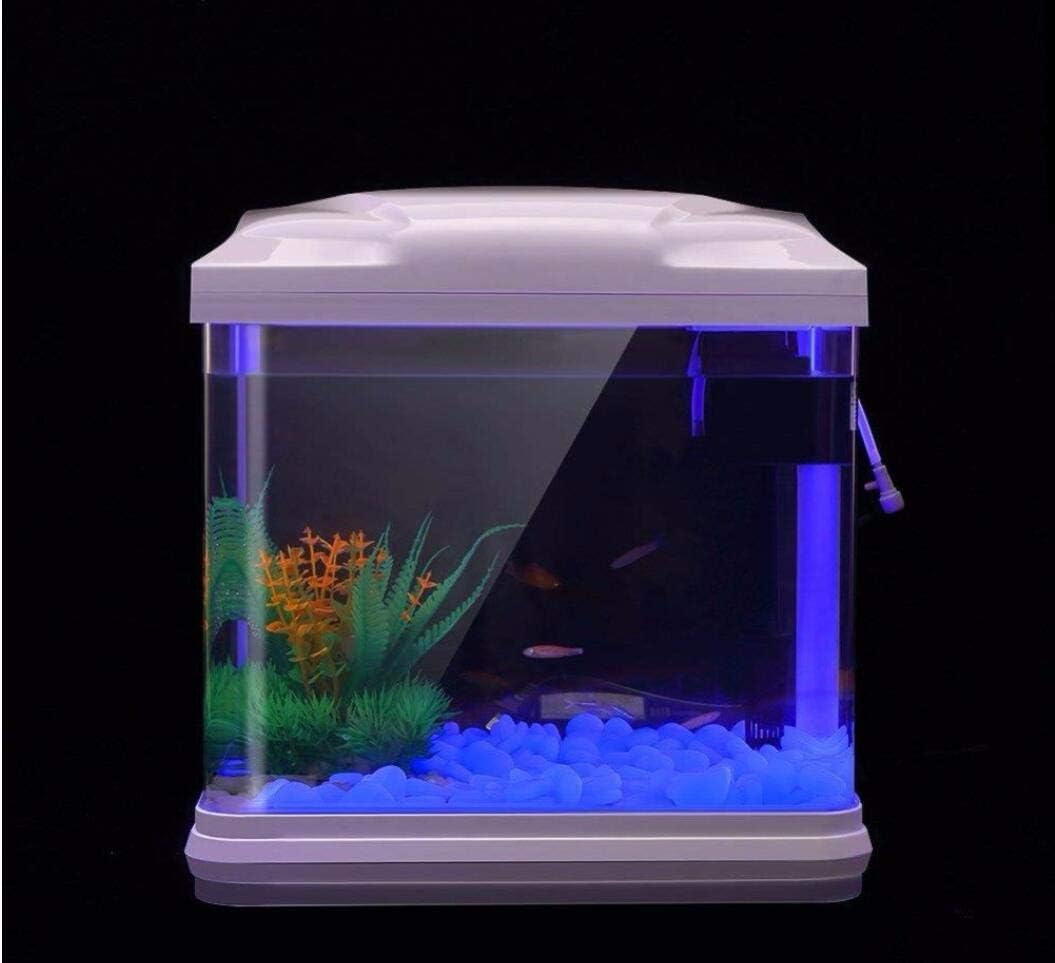 Fish Tank Rocks Glow Blue Pebb - مراجعة Aquarium Plant Ornament وسعره