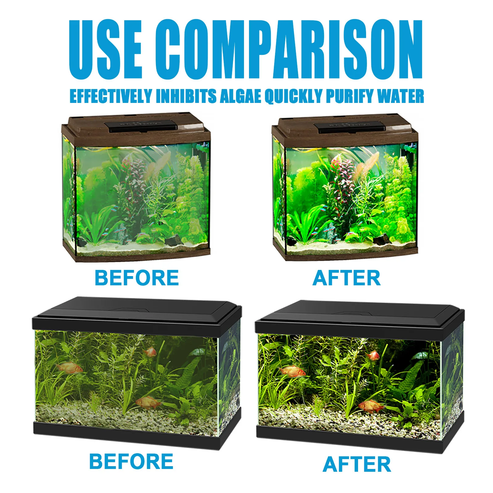 Fish Tank Algaecide Tablets，Cl - مراجعة Planted Aquarium Algae Control وسعره
