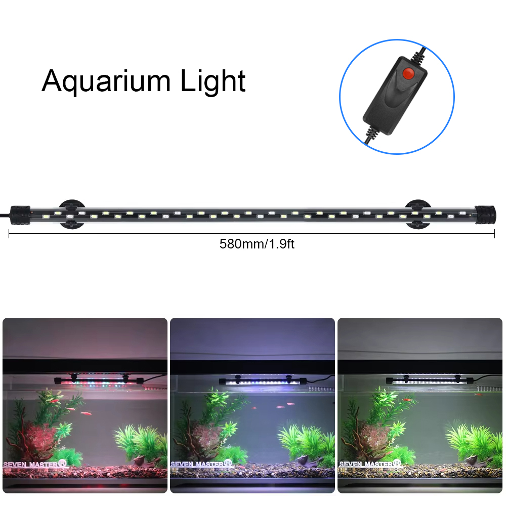 58CM  Aquarium Light LED Plant - مراجعة Aquarium Plant Ornament وسعره