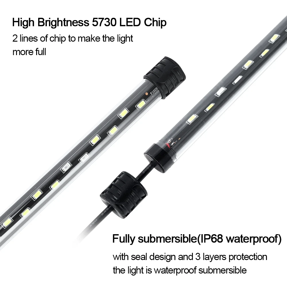 58CM  Aquarium Light LED Plant - مراجعة Aquarium Plant Ornament وسعره