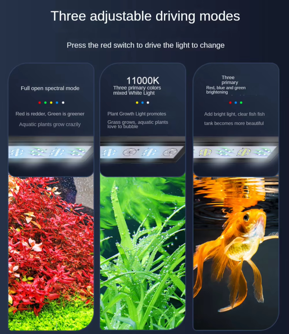 Full Spectrum LED Aquarium Lig - مراجعة Planted Aquarium Algae Control وسعره