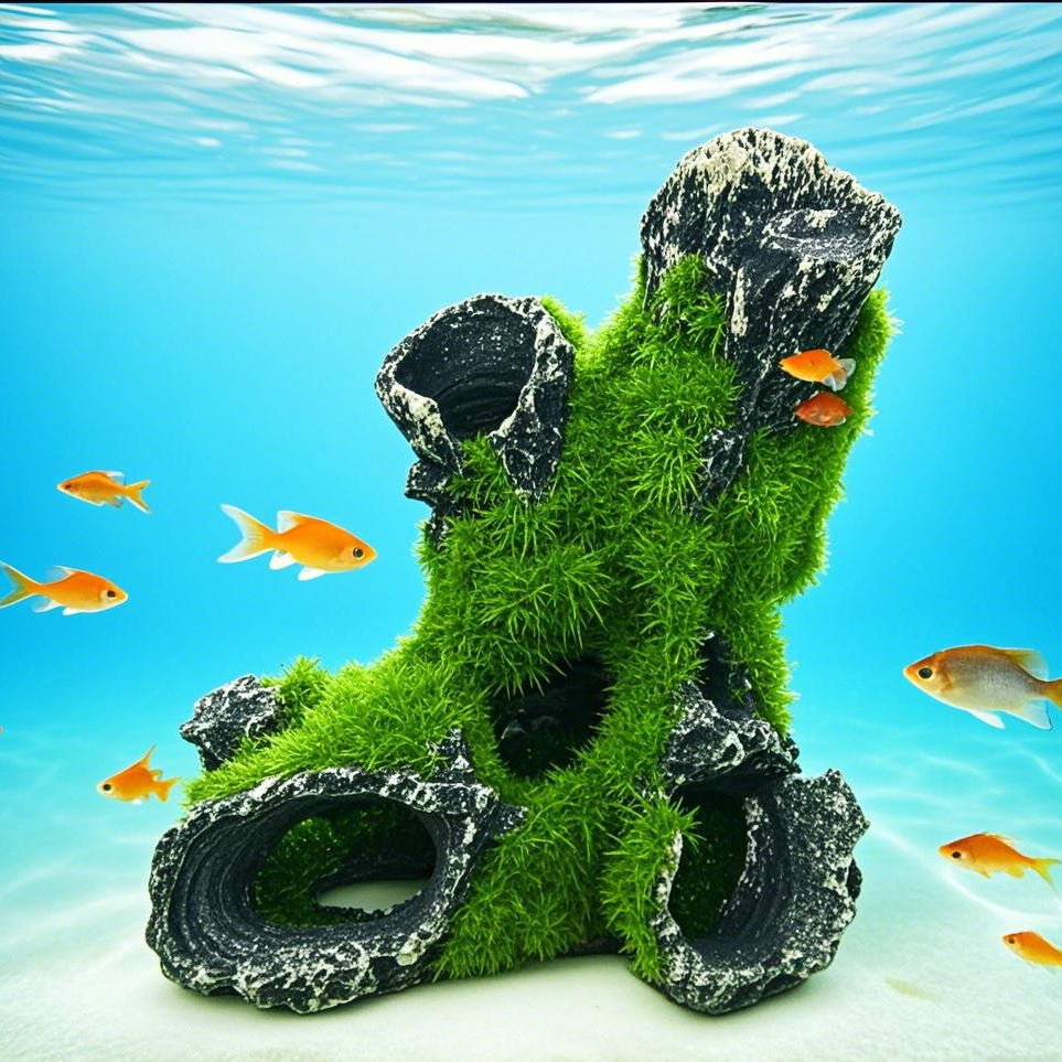 Resin Breeding Hiding Cave Sim - مراجعة Aquarium Plant Guide وسعره