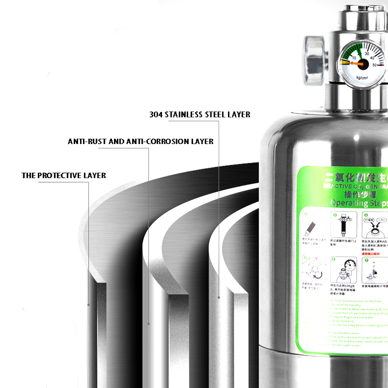 ZRDR Aquarium CO2 Generator Du - مراجعة Glass Co2 Drop Checker وسعره