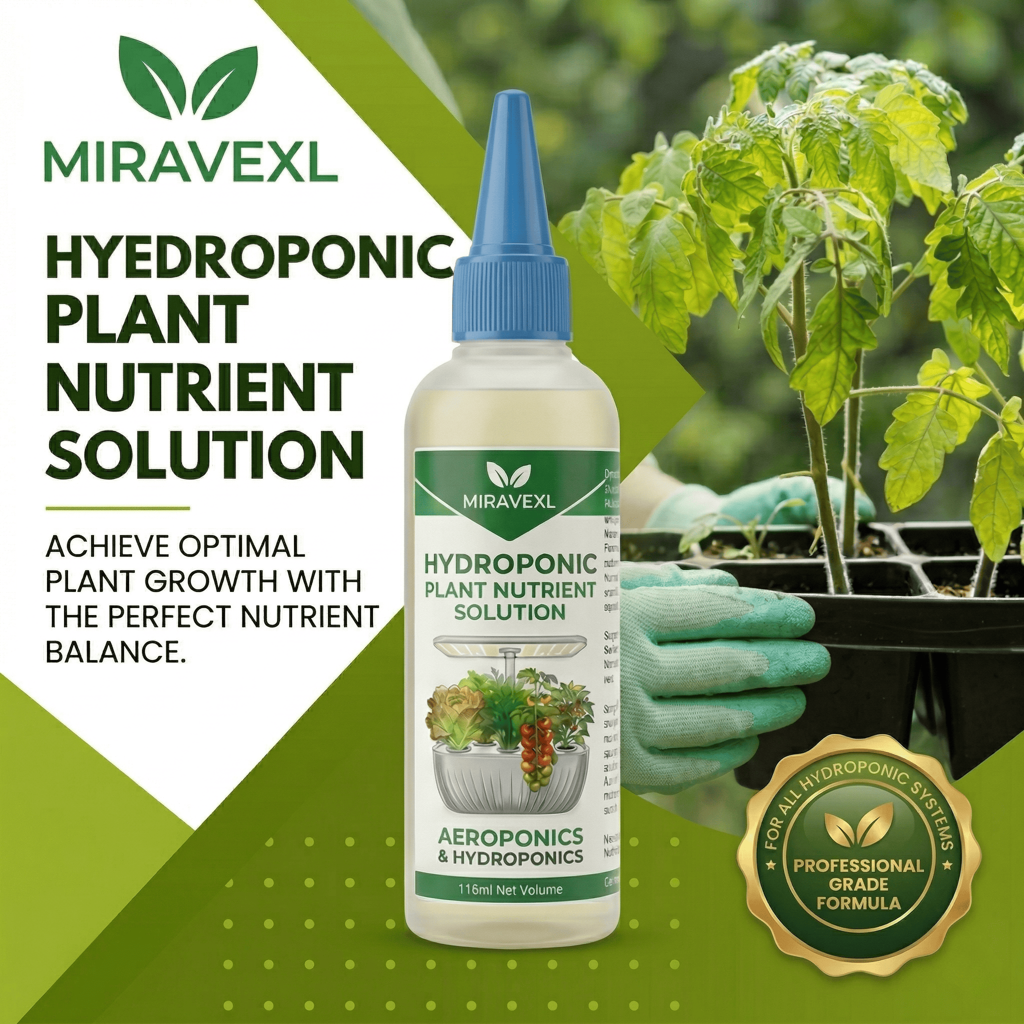 MIRAVEXL 115ml Hydroponic Liqu - مراجعة Liquid Fertilizer All In وسعره