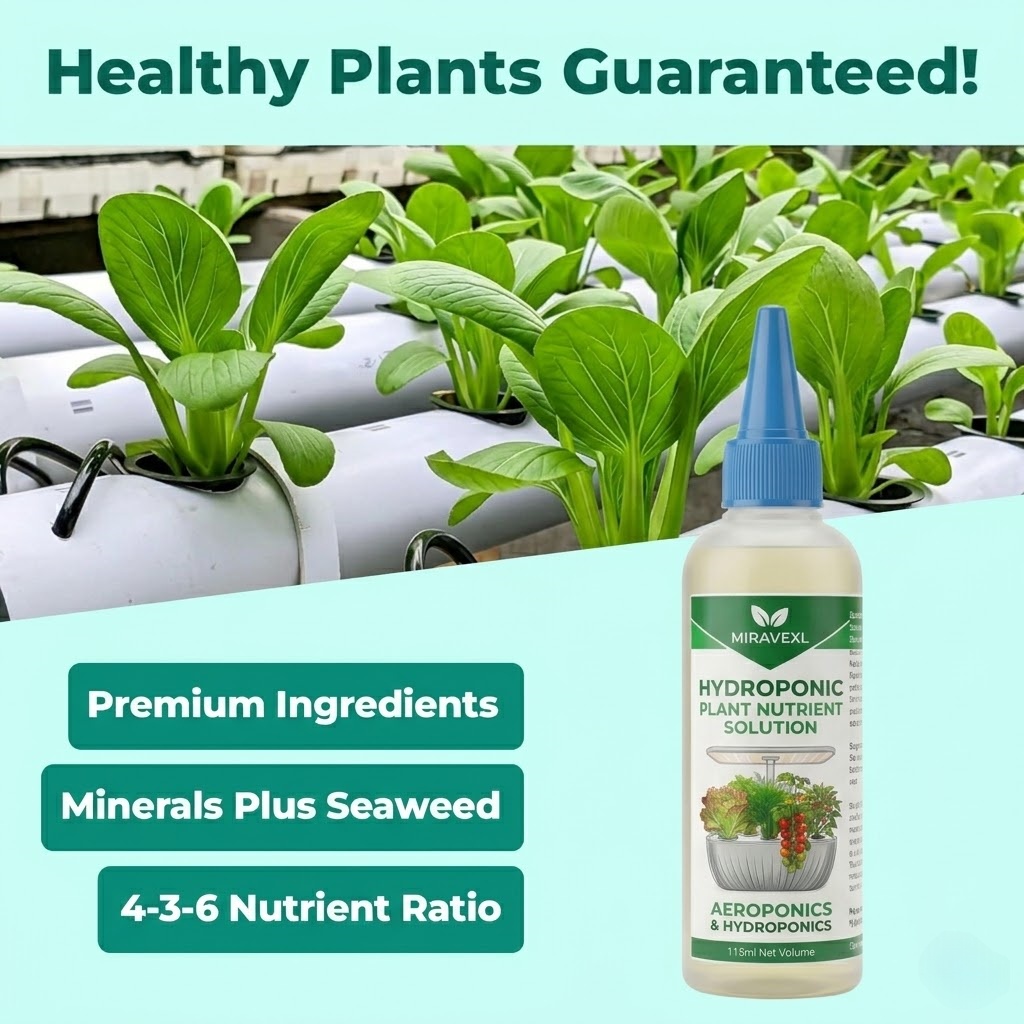 MIRAVEXL 115ml Hydroponic Liqu - مراجعة Liquid Fertilizer All In وسعره