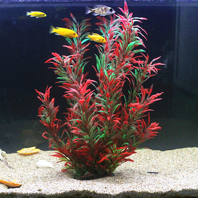 50CM Artificial Fish Tank Rare - مراجعة Aquarium Plant Ornament وسعره