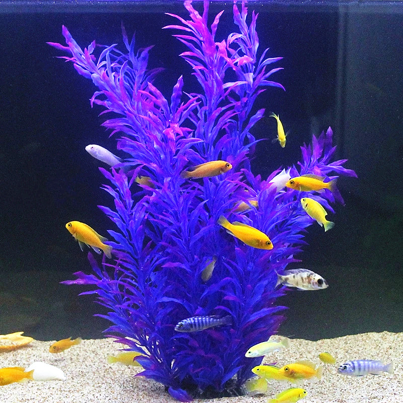 50CM Artificial Fish Tank Rare - مراجعة Aquarium Plant Ornament وسعره