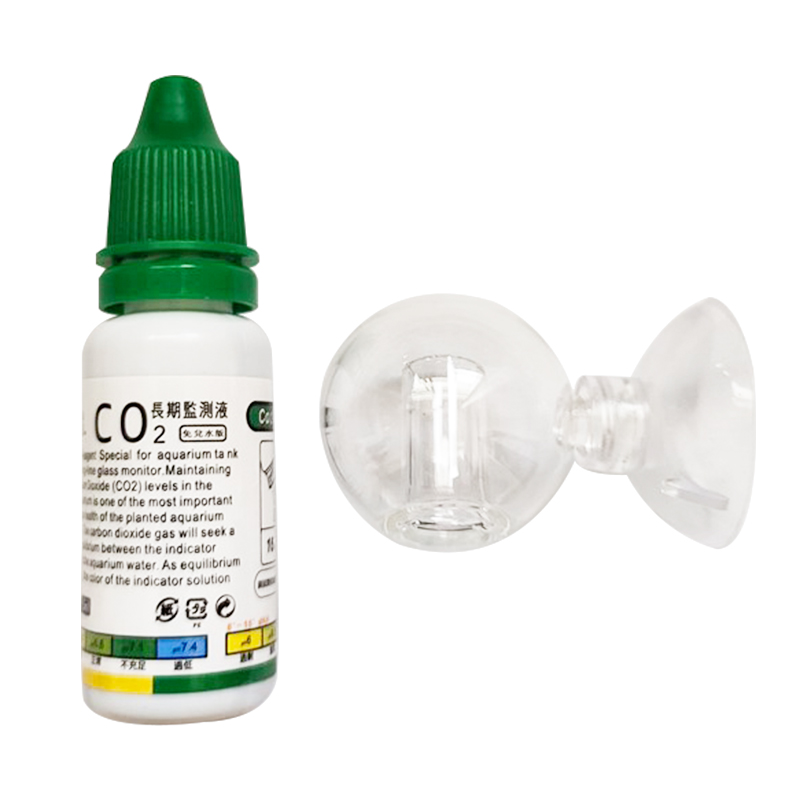 Aquarium CO2 Indicator Solutio - مراجعة Glass Co2 Drop Checker وسعره