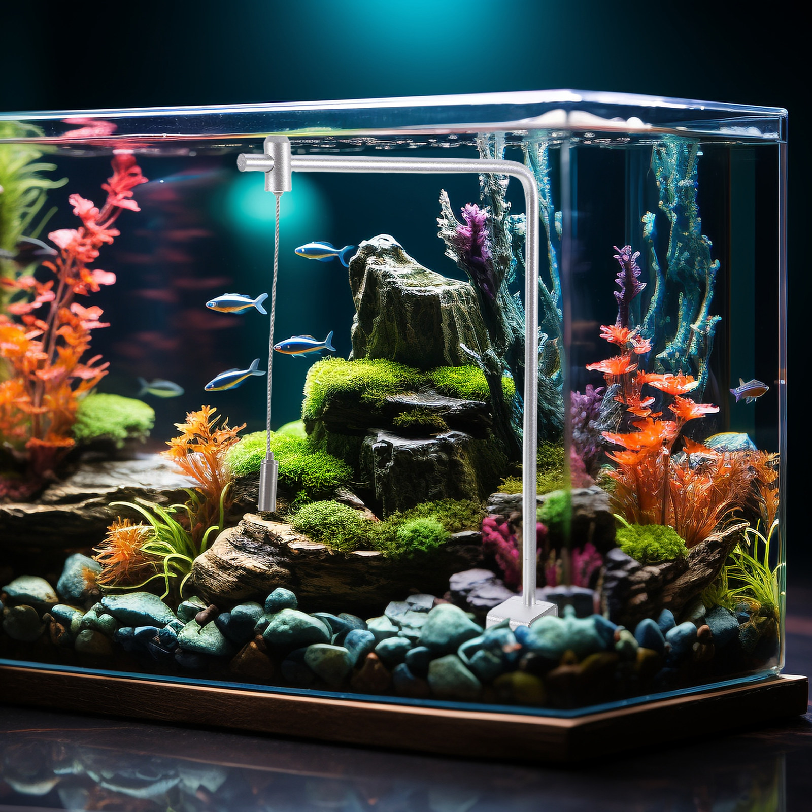 2pcs Aquarium Light Mount Fish - مراجعة Planted Aquarium Freshwater وسعره